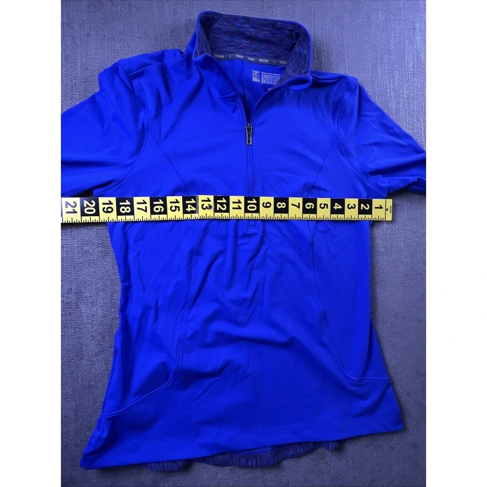 VSX Victoria's Secret Sport Knockout Blue 1/2 Zip Pullover Jacket Women's Large - Picture 5 of 11